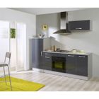 CUISINE COMPLETE BAHIA Cuisine complète 240 cm gris anthracite