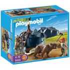  Playmobil Hommes Préhistoriques Avec Ours