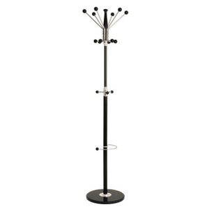 Porte-manteaux Alba noir / chromé
