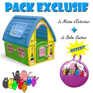 Maison D'Exterieur + Ballon Sauteur - Barbapapa