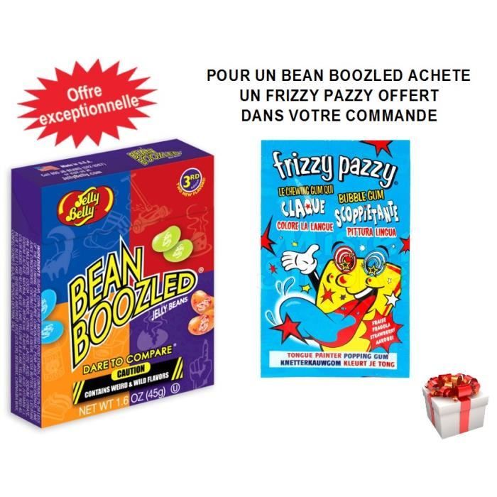 jelly belly bean boozled 3rd edition + Frizzy pazzy Achat / Vente