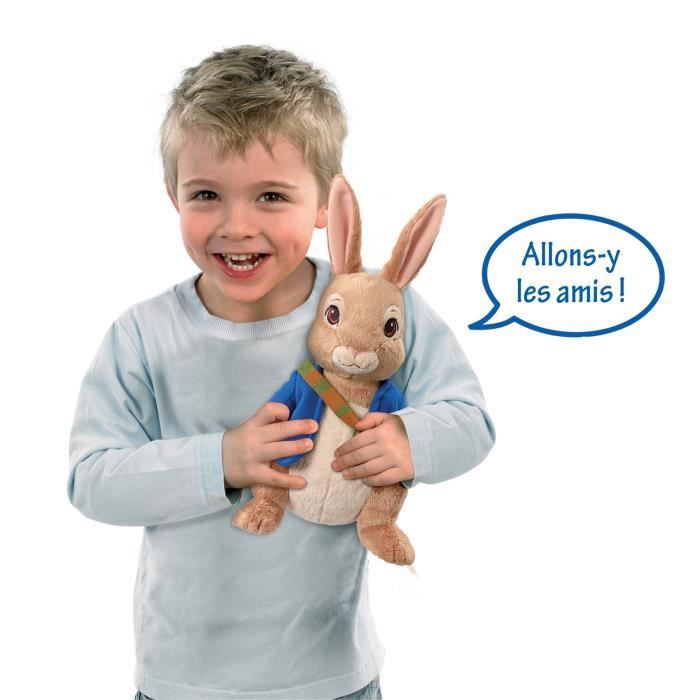 PIERRE LAPIN Peluche parlante Pierre Lapin Achat / Vente peluche