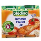 PLATS PREPARES SALES Pots Poulet Tomates Riz 2x200gr