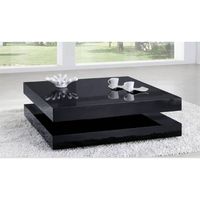 TABLE BASSE TABLE BASSE LAQUÉE NOIR CHARLENE