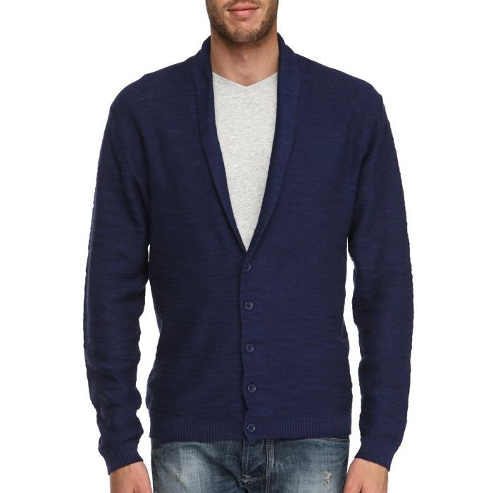 Pull homme soldes col chale