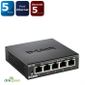 SWITCH - HUB ETHERNET - INJECTEUR D-Link Switch 5 ports 10/100mbps Boitier Métal