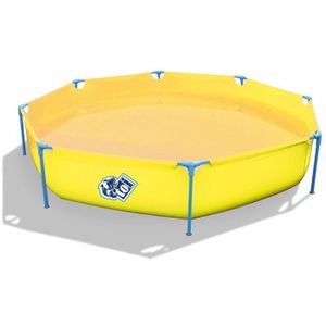 BASIC Piscine octogonale en PVC pour enfant 300x55cm - Jaune