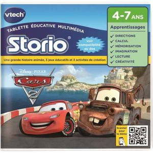 VTECH Jeu pour Storio 2 : Cars 2