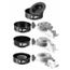 MOULE - PLAQUE  MOULE A GATEAU 3 FORMES*