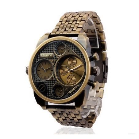 montre homme dual time luxe