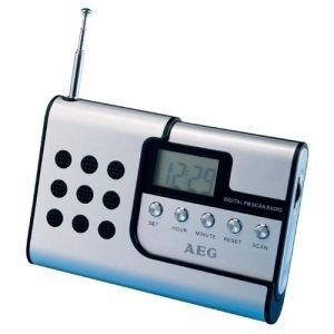 AEG DRR 4107 Radio Portable Détachable - Ecouteurs Inclus