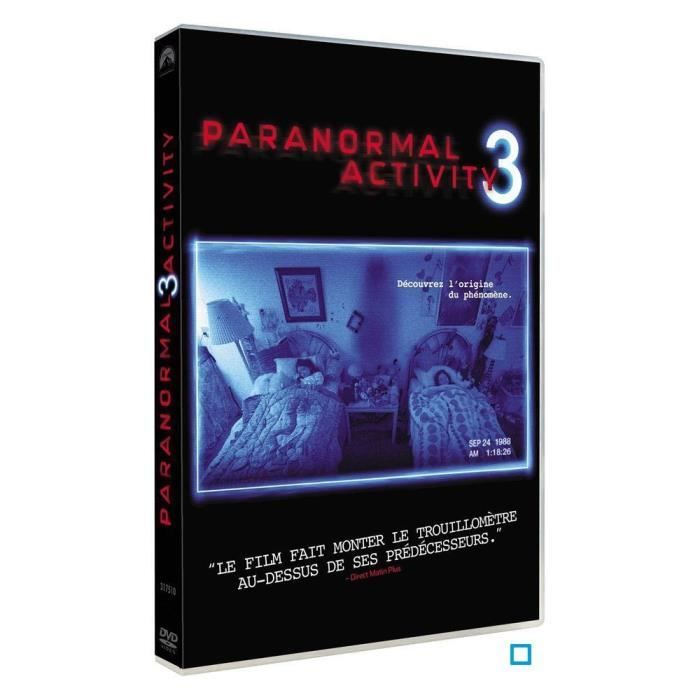 Paranormal Activity 3 Film Complet Francais DVD Paranormal activity 3 en dvd film pas cher Joost Henry - Schulman