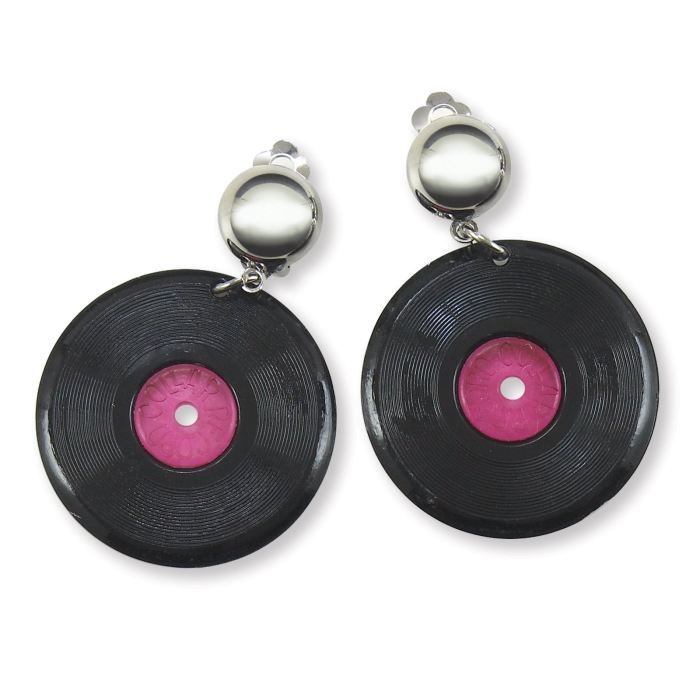 Soul-Cats Boucles D'Oreilles Plastique Blanc - Look Rétro Années 80 | Style Festif Et Branché