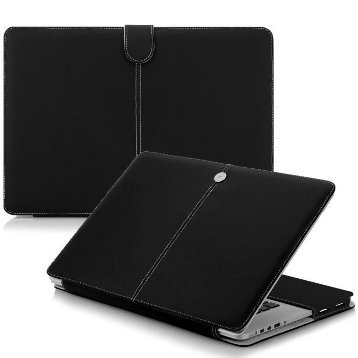 Housse Aspect Cuir Noir Macbook Pro 13 Pouces Achat / Vente housse