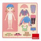 PUZZLE Puzzle Bois - 10 pcs - Petite Fille S'Habille