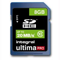 CARTE MEMOIRE INTEGRAL SD Classe 10 - 8 Go