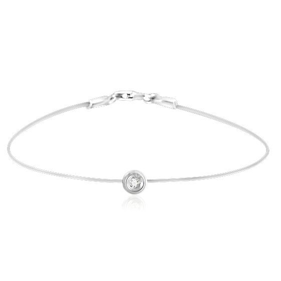 RÃŠVE DE DIAMANTS Bracelet Argent 925Â° et Diamants