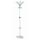 Porte manteaux 16 boules 182 cm blanc et chromé