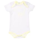  Body bébé manches courtes imprim… Blanc/jaune