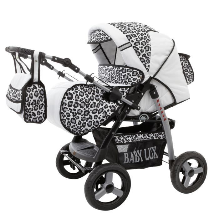 poussette leopard pas cher