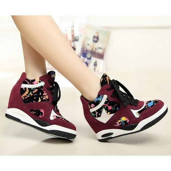 chaussures bordeaux femme