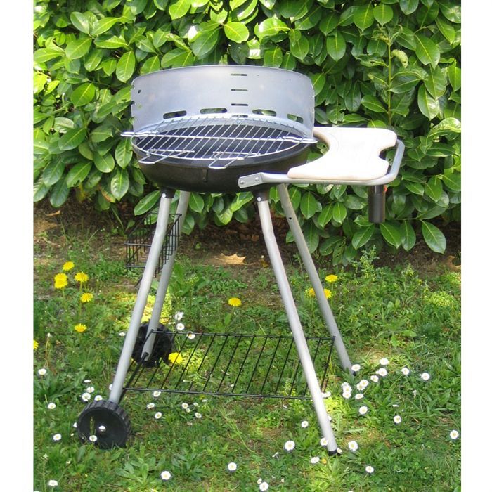 barbecue charbon avec soufflerie