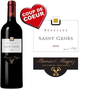 3 achetées = 3 OFFERTES Saint Genès Bordeaux 2010