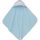 SORTIE DE BAIN SUCRE D'ORGE Cape de bain Aquarelle bleu