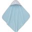 SORTIE DE BAIN SUCRE D'ORGE Cape de bain Aquarelle bleu