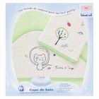 SORTIE DE BAIN SUCRE D'ORGE Cape de Bain + Gant