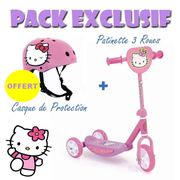 PATINETTE Patinette + Casque de protection Hello Kitty