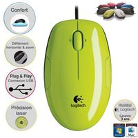 SOURIS Logitech LS1 Laser Mouse Acid Yellow