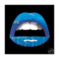 TABLEAU - TOILE - AFFICHE Tableau plexi LIPSTICK BLUE