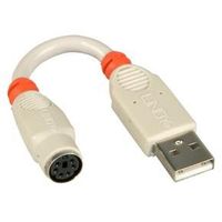 COMMUTATEUR KVM Lindy Câble adaptateur KVM PS/2-USB multiprotocole
