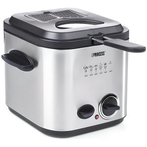 PRINCESS 182611 Mini friteuse et fondue ? 1.2L ? 840W - Inox