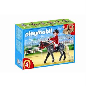UNIVERS MINIATURE Playmobil Cheval Trakehner & Cavalière