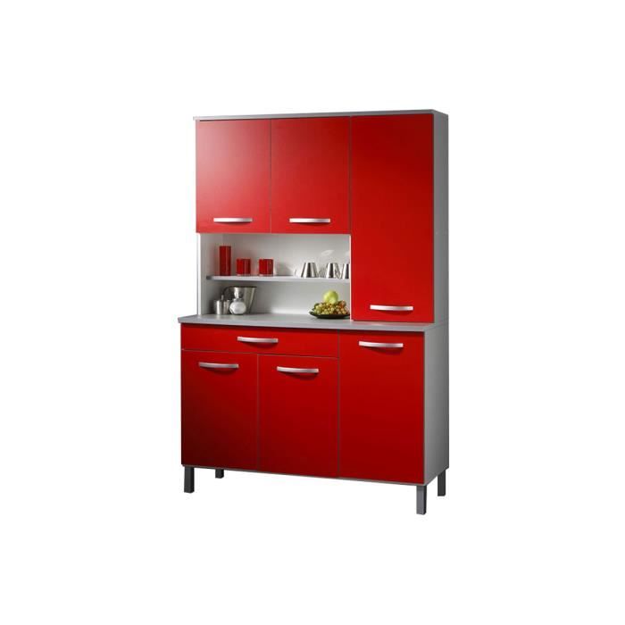 buffet de cuisine rouge pas cher