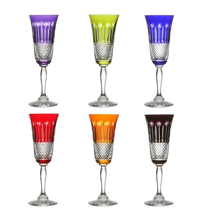 Lot de 6 flûtes à champagne en cristal 180 ml Achat / Vente coupe à