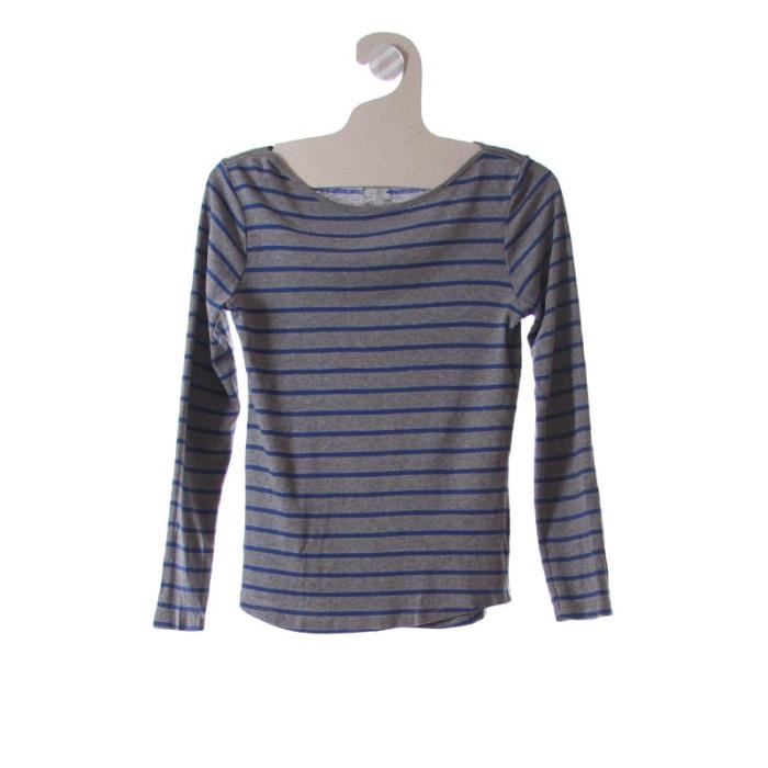 mariniere Camaieu Hauts Tshirt m Bleu Achat / Vente