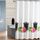 TKOOFN Rideau De Douche Polyester 180X180cm Salle