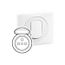 INTERRUPTEUR - PRISE - VARIATEUR - BOITIER D'ENCASTREMENT ENJO. IP44 2P+T F/B BLANC