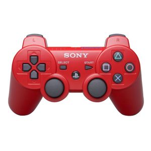 MANETTE Manette DUALSHOCK 3 Rouge Sixaxis officielle sans