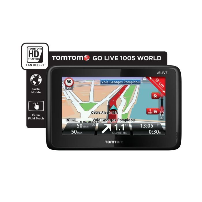 GPS TomTom Go Live 1005 Monde Achat / Vente gps auto GPS TomTom Go