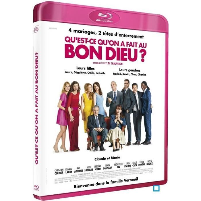 Qu'est-ce Qu'on A Tous Fait Au Bon Dieu Sortie Dvd Blu-Ray Qu'est-ce qu'on a fait au bon dieu ? en blu-ray film pas cher