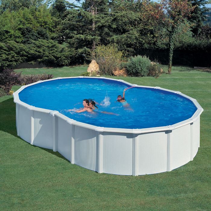 belle piscine rectangulaire acier pas cher