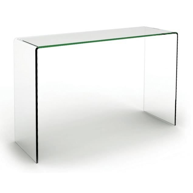 table console transparente