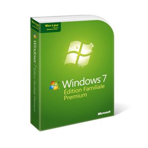 SYSTÈME D'EXPLOITATION Windows 7 Édition Familiale Premium - Mise à jour