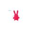 HOCHET Ange Lapin Hochet Fuchsia