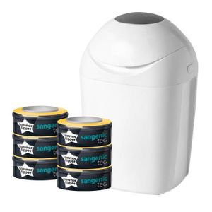 TOMMEE TIPPEE Starter Pack Sangenic TEC 1 bac + 6 Recharges