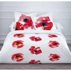 Housse de couette coquelicot - Achat / Vente Housse de couette